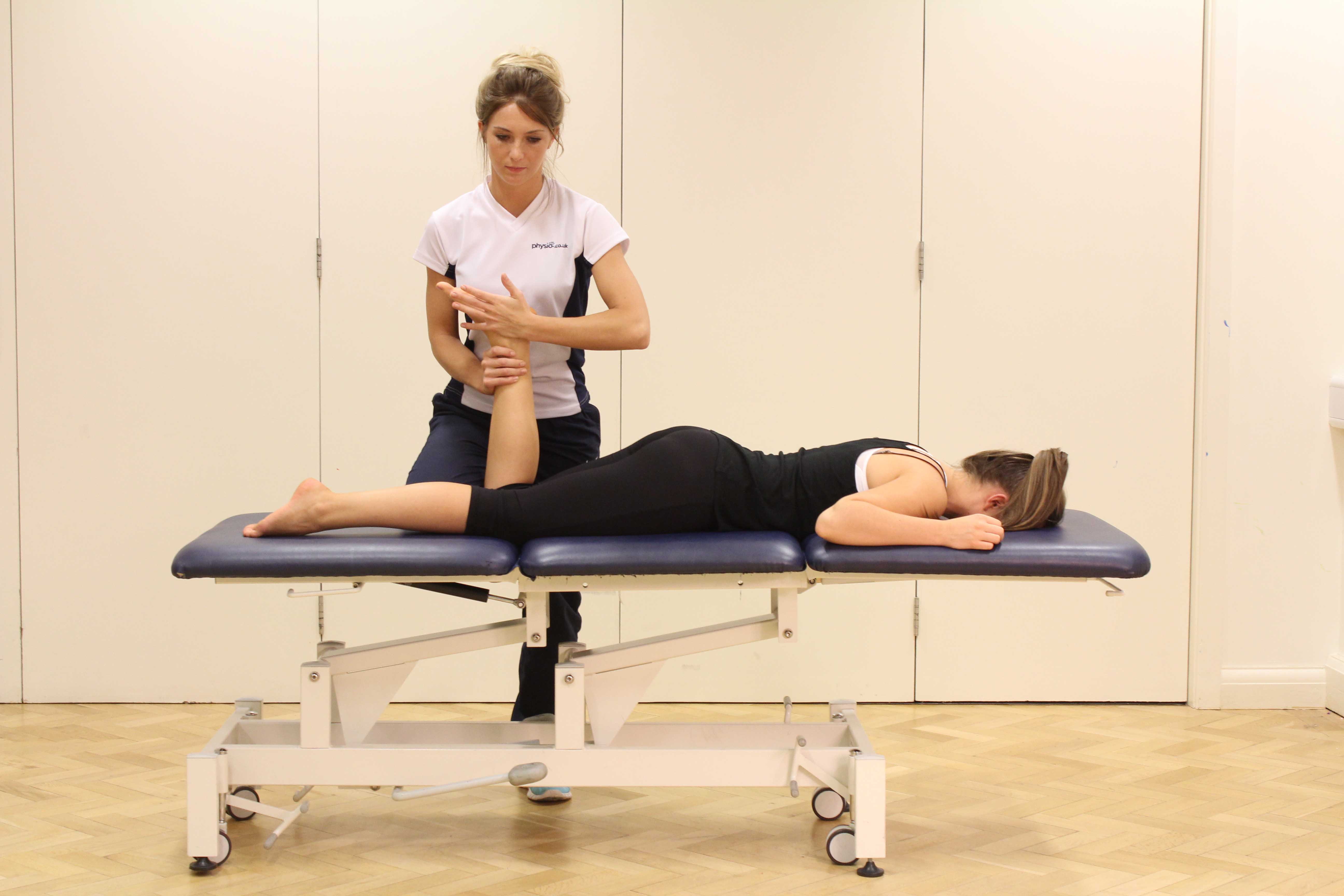 Mobilisations and stretches of the foot and ankle by specialised therapist