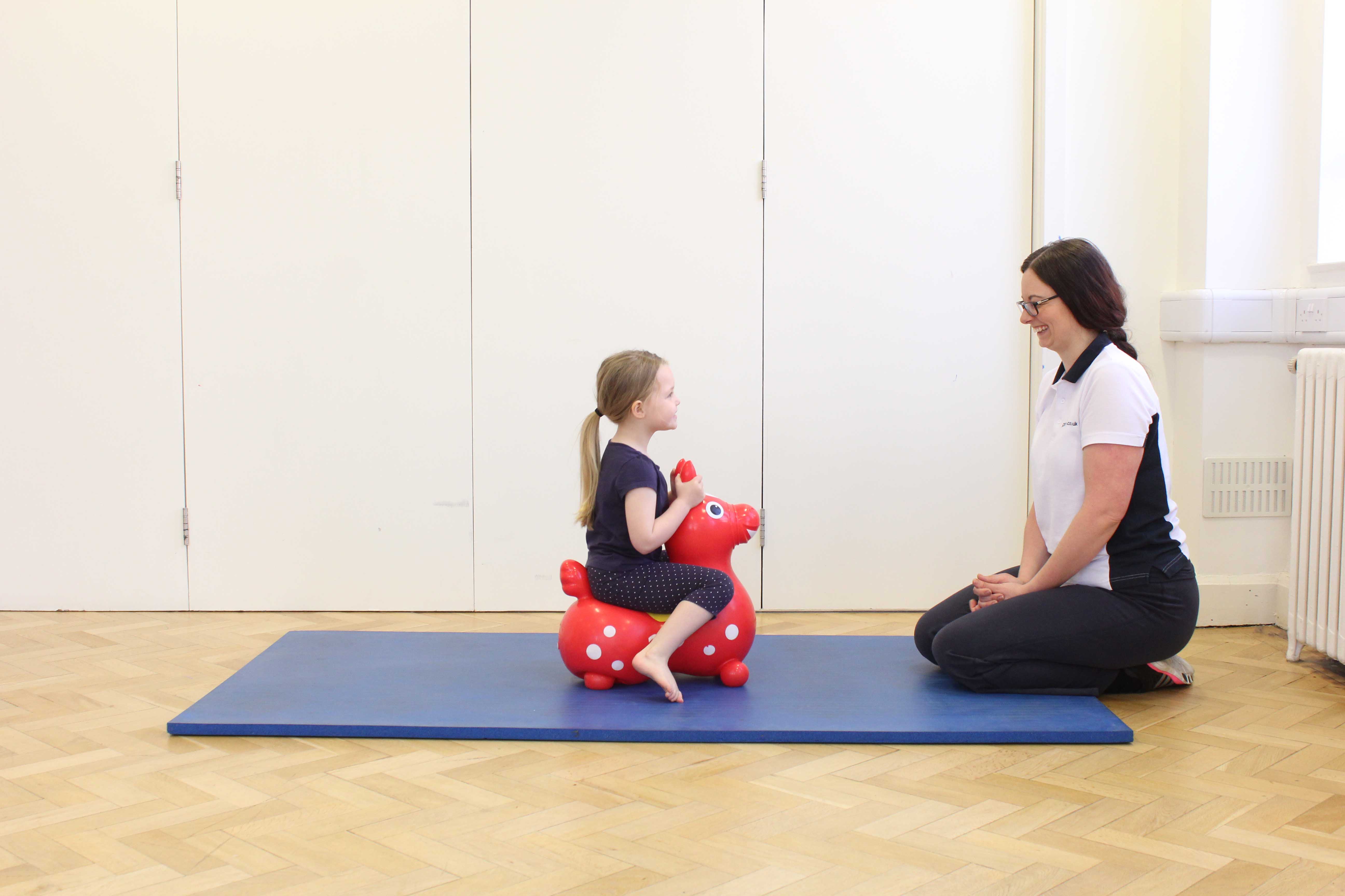 Treatning musculoskeletal conditions through exercises and play. Treatning musculoskeletal conditions through exercises and play.