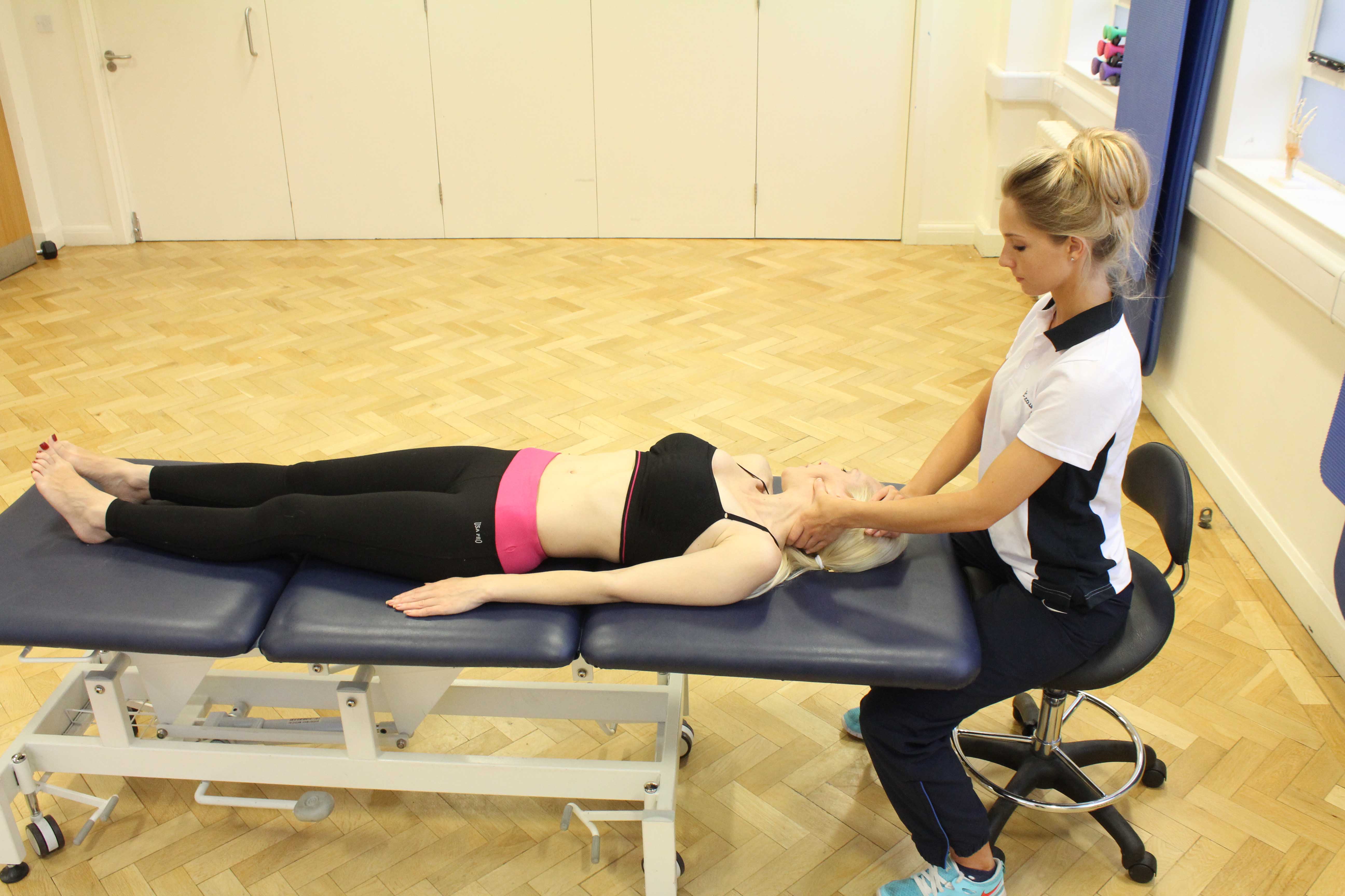 Stretches and mobilisations of the cerival spine, muscle and connective tissues in the neck Stretches and mobilisations of the cerival spine, muscle and connective tissues in the neck