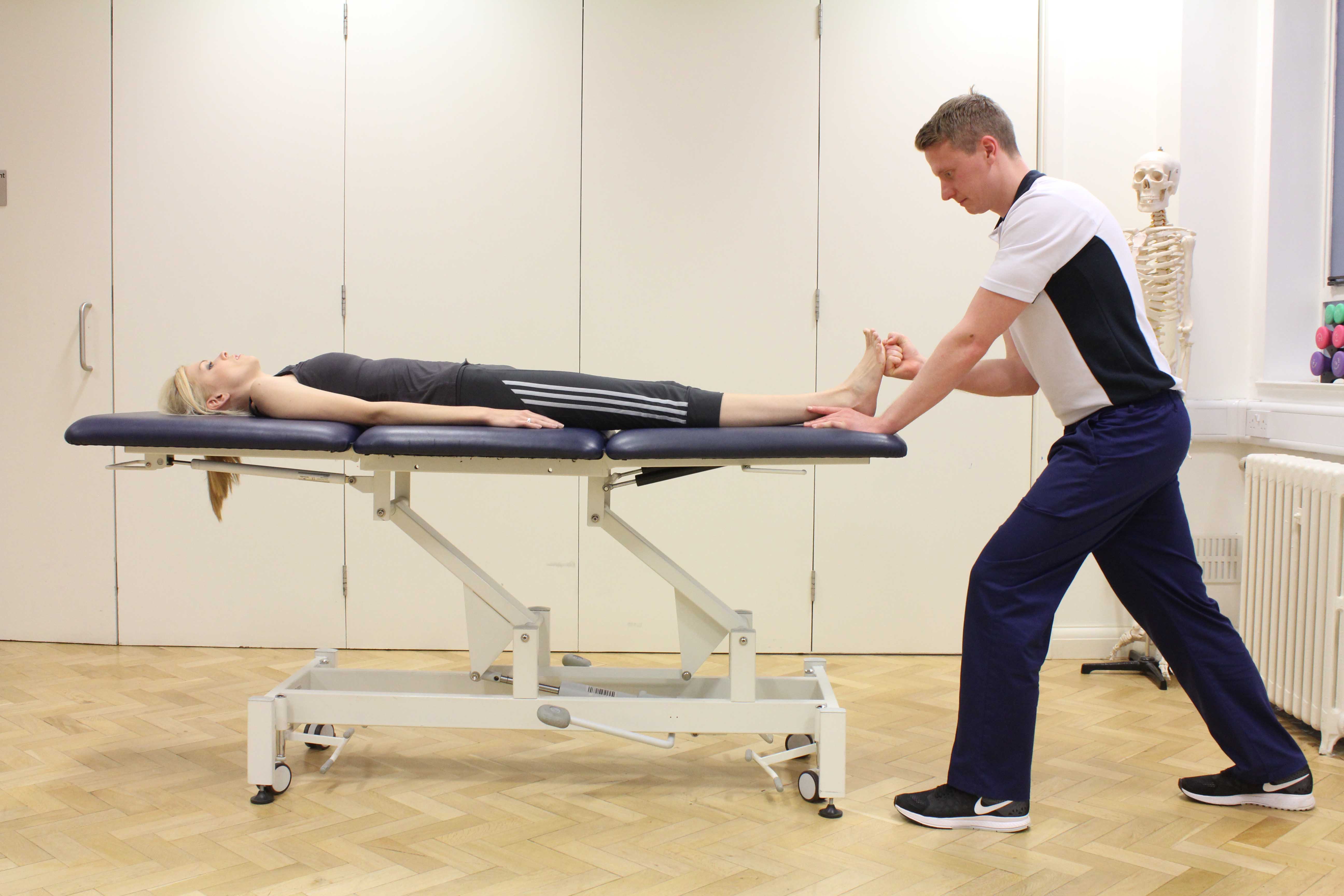 Foot and ankle assessment conducted by specialist MSK physiotherapist Foot and ankle assessment conducted by specialist MSK physiotherapist