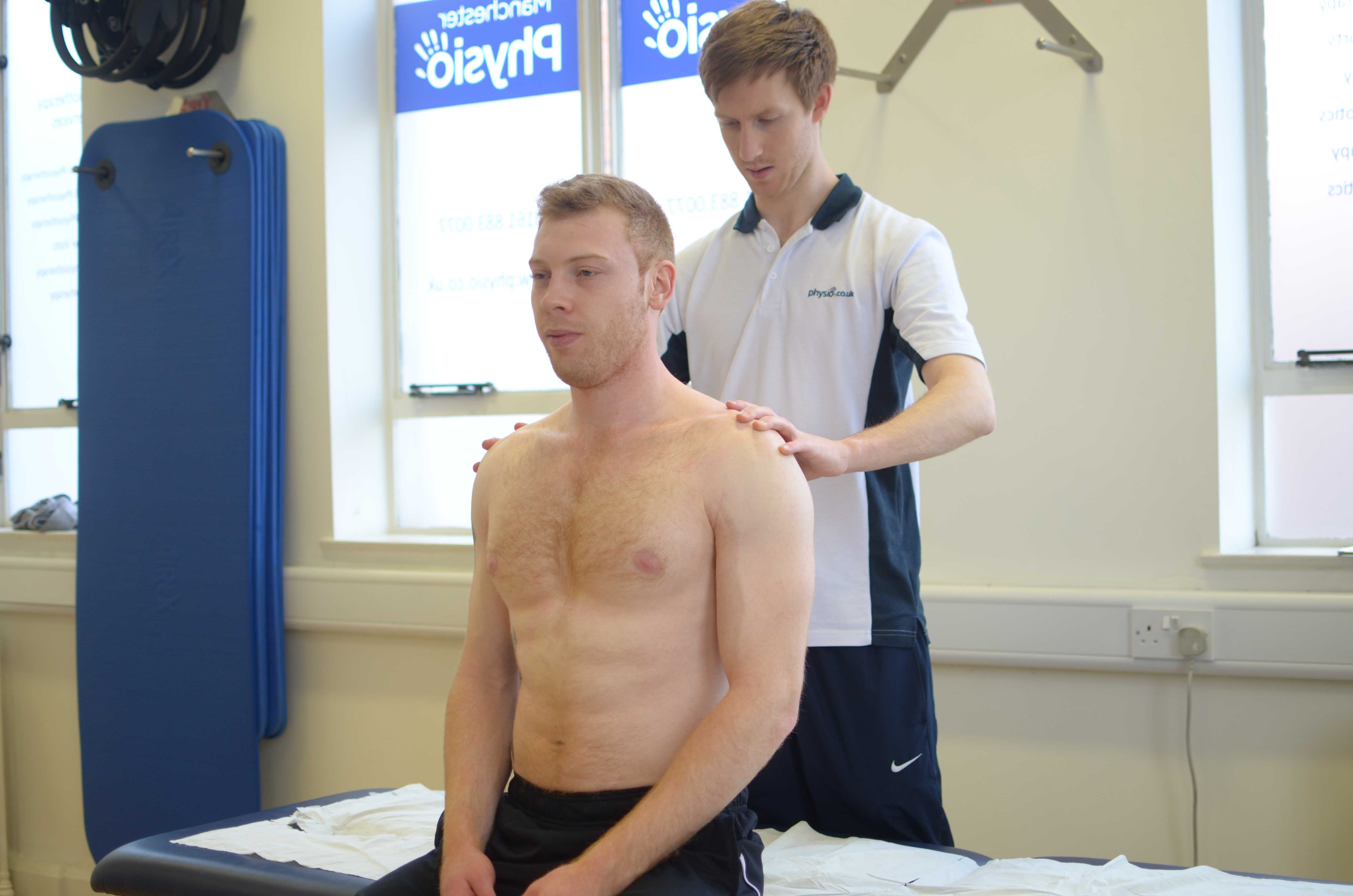 Active cycle of breathing exercises supervised by a specialist physiotherapist Active cycle of breathing exercises supervised by a specialist physiotherapist