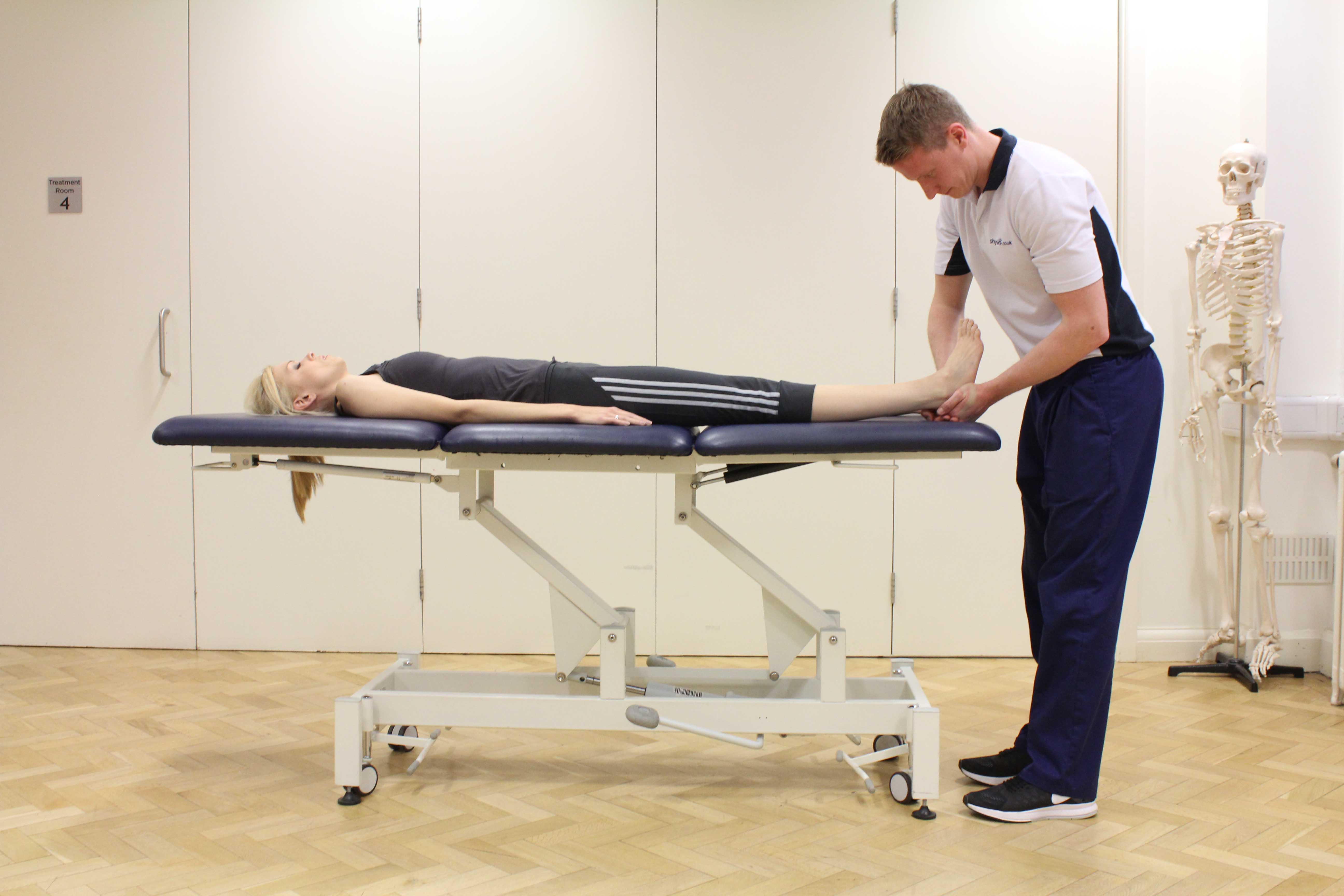Mobilisations and stretches applied to the connective tissues in the ankle Mobilisations and stretches applied to the connective tissues in the ankle