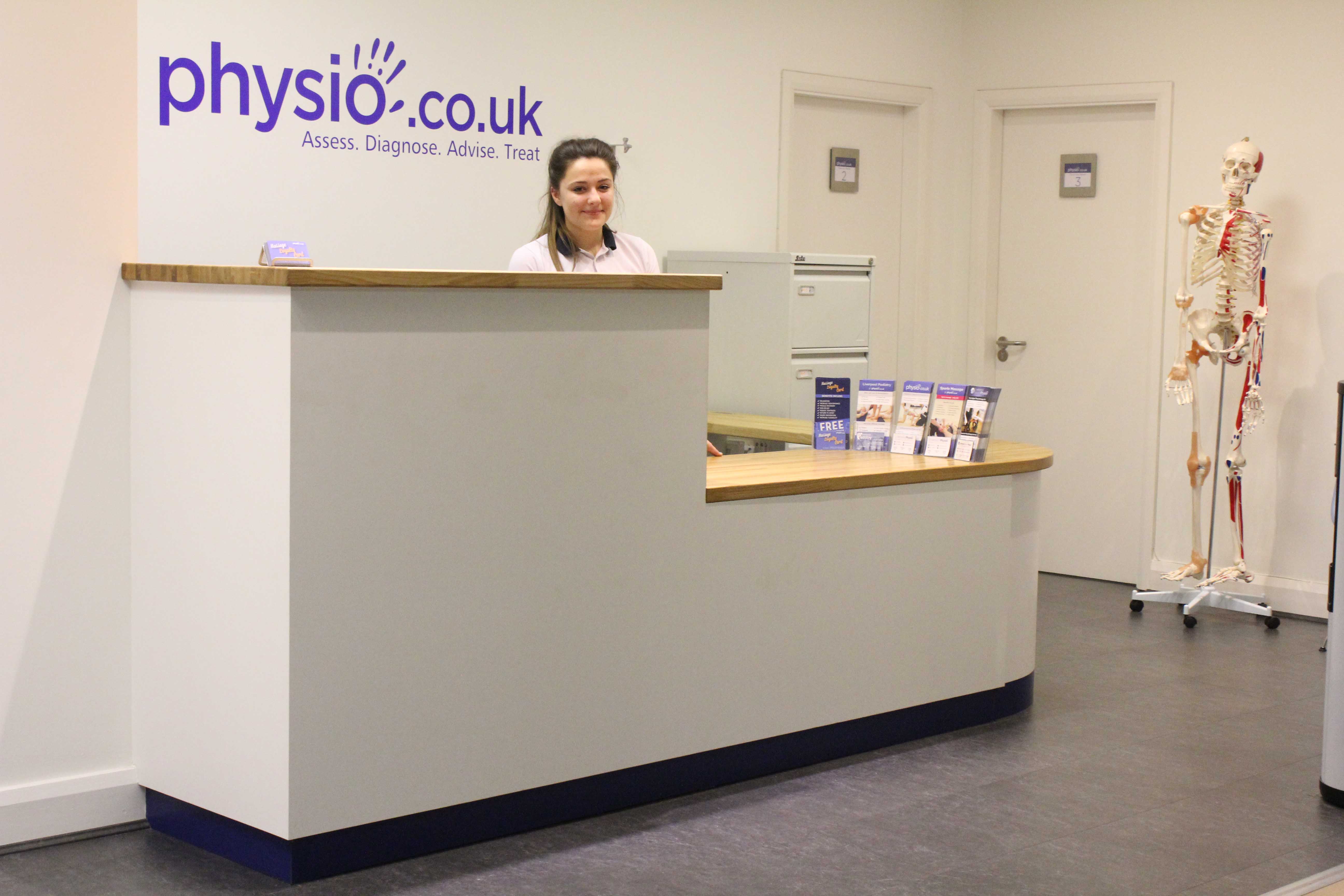 Friendly and professional staff will greet you in our Speke clinic reception