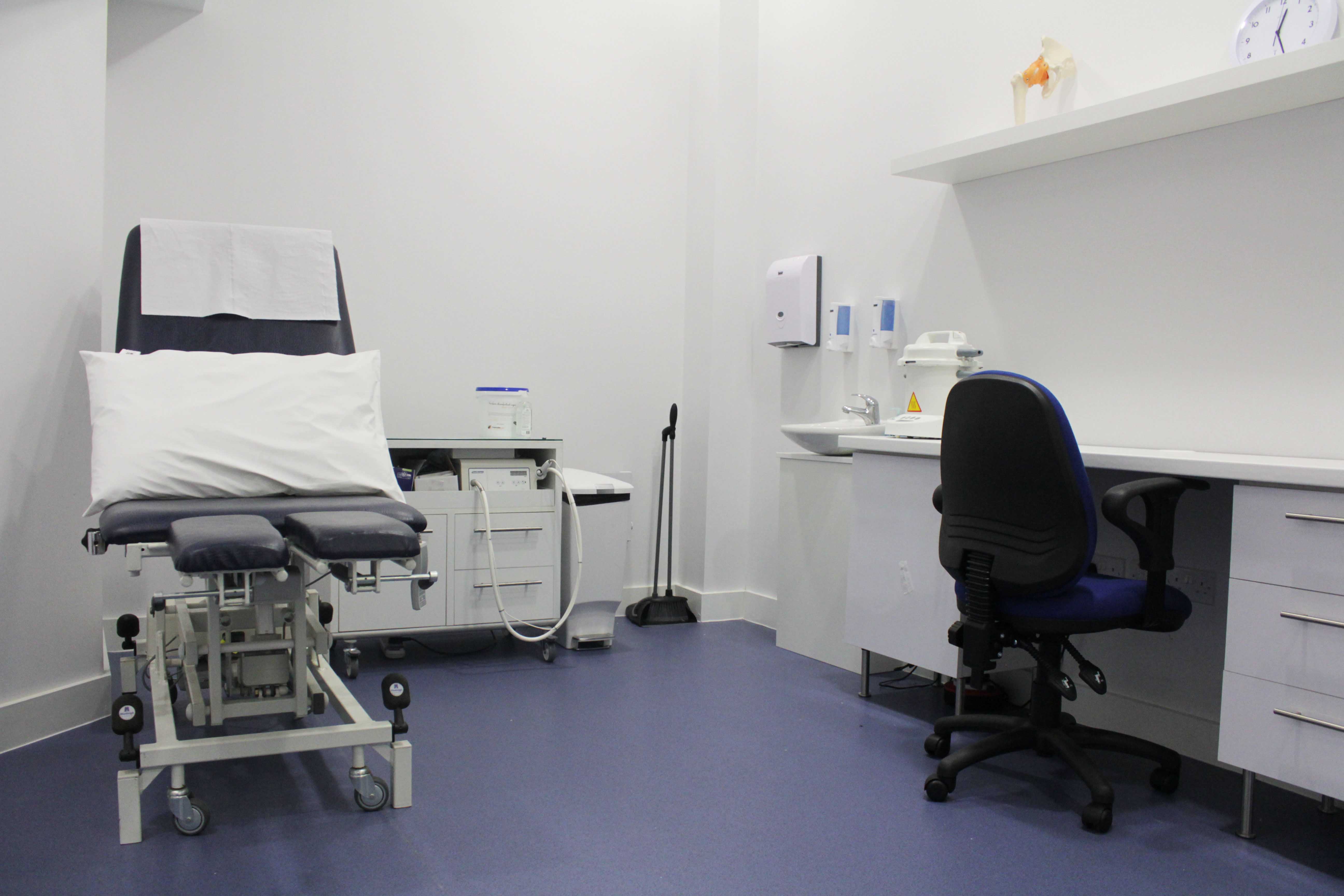 Spacious, well equipped gym in our Minshull Street clinic
