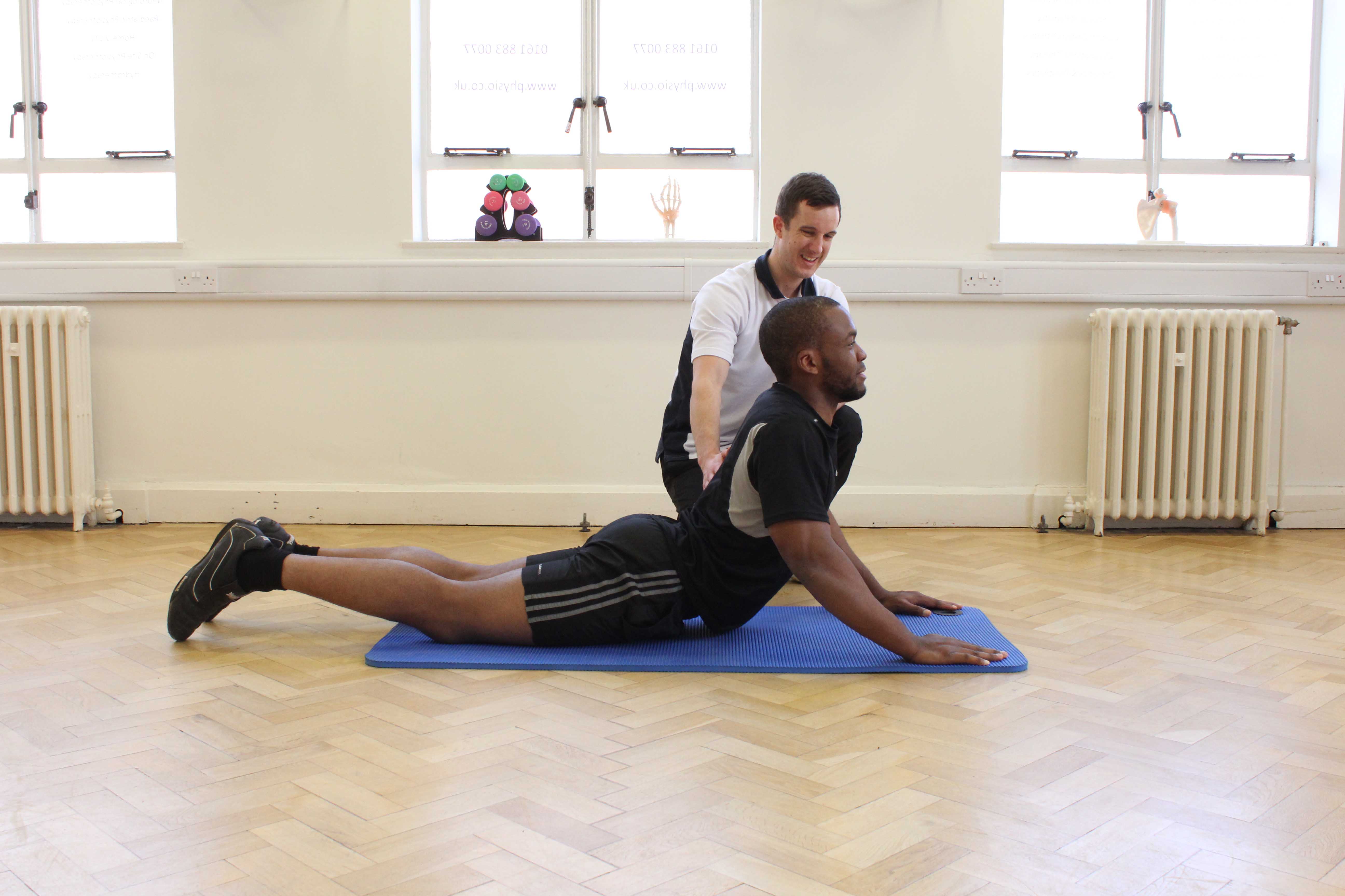 Treatment using the McKenzie concept supervised by experienced physiotherapist Treatment using the McKenzie concept supervised by experienced physiotherapist