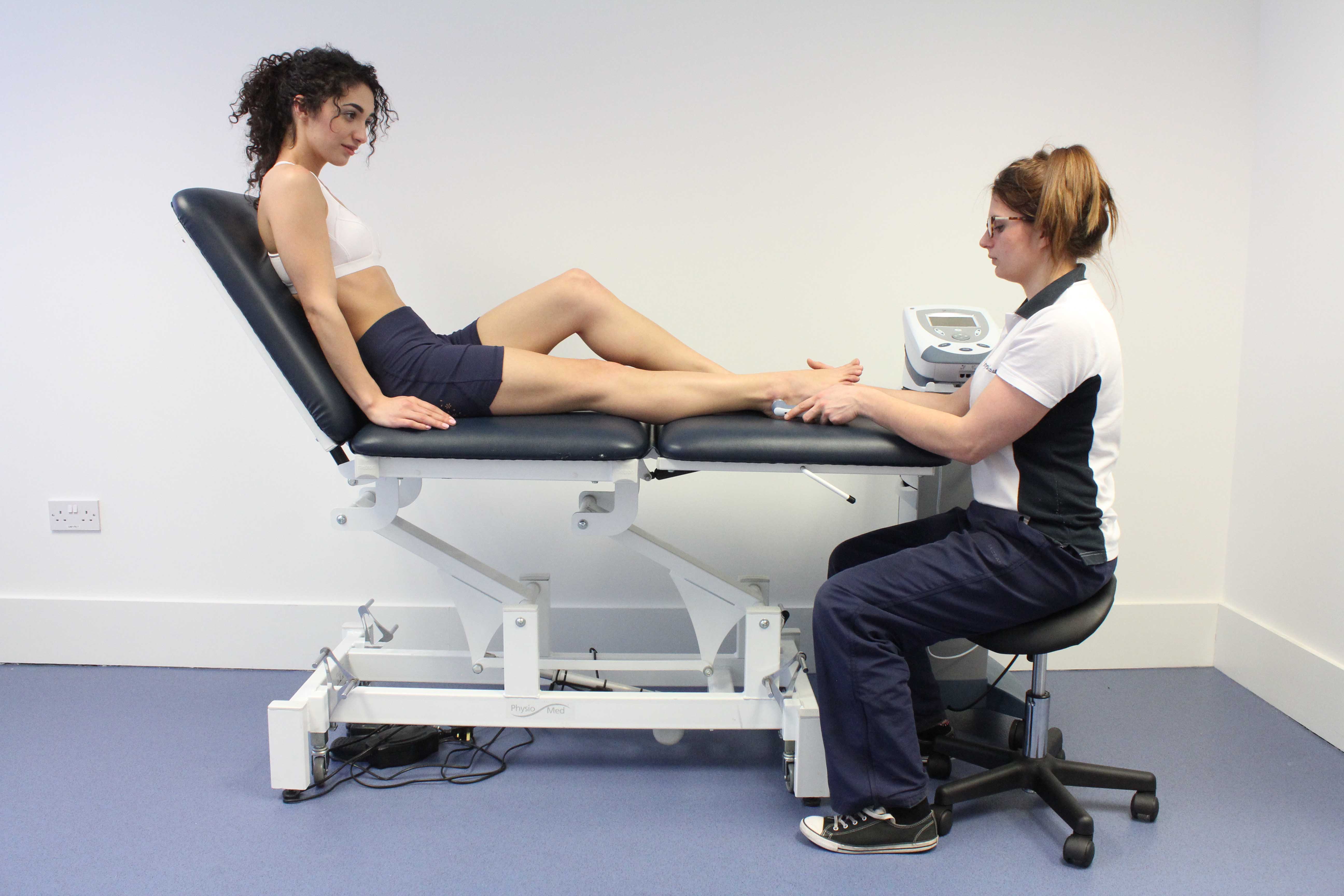 Ultrasound electrotherapy applied to the soft tissues of the foot and ankle Ultrasound electrotherapy applied to the soft tissues of the foot and ankle