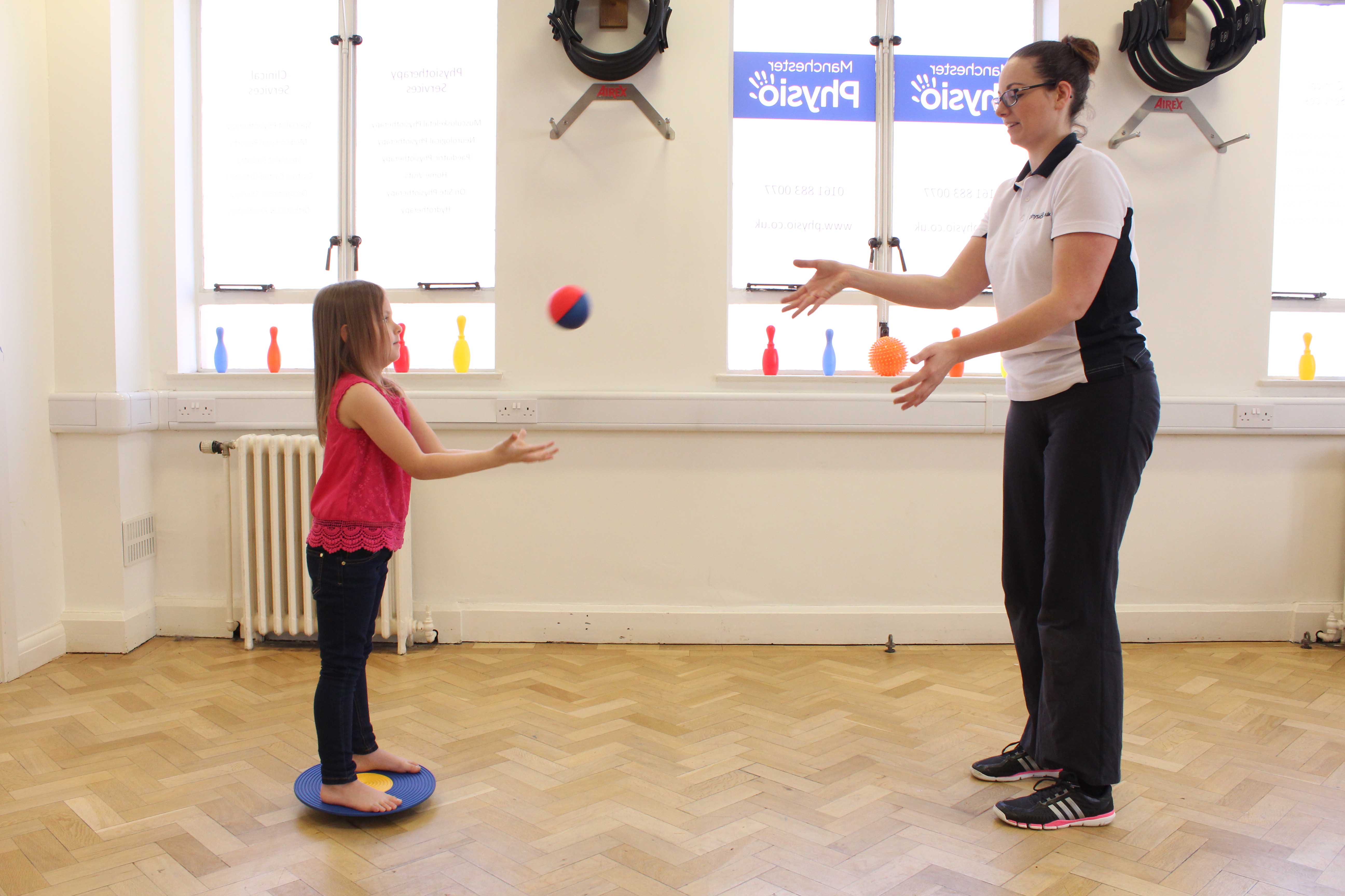 Challanging dynamic balance with activity Challanging dynamic balance with activity