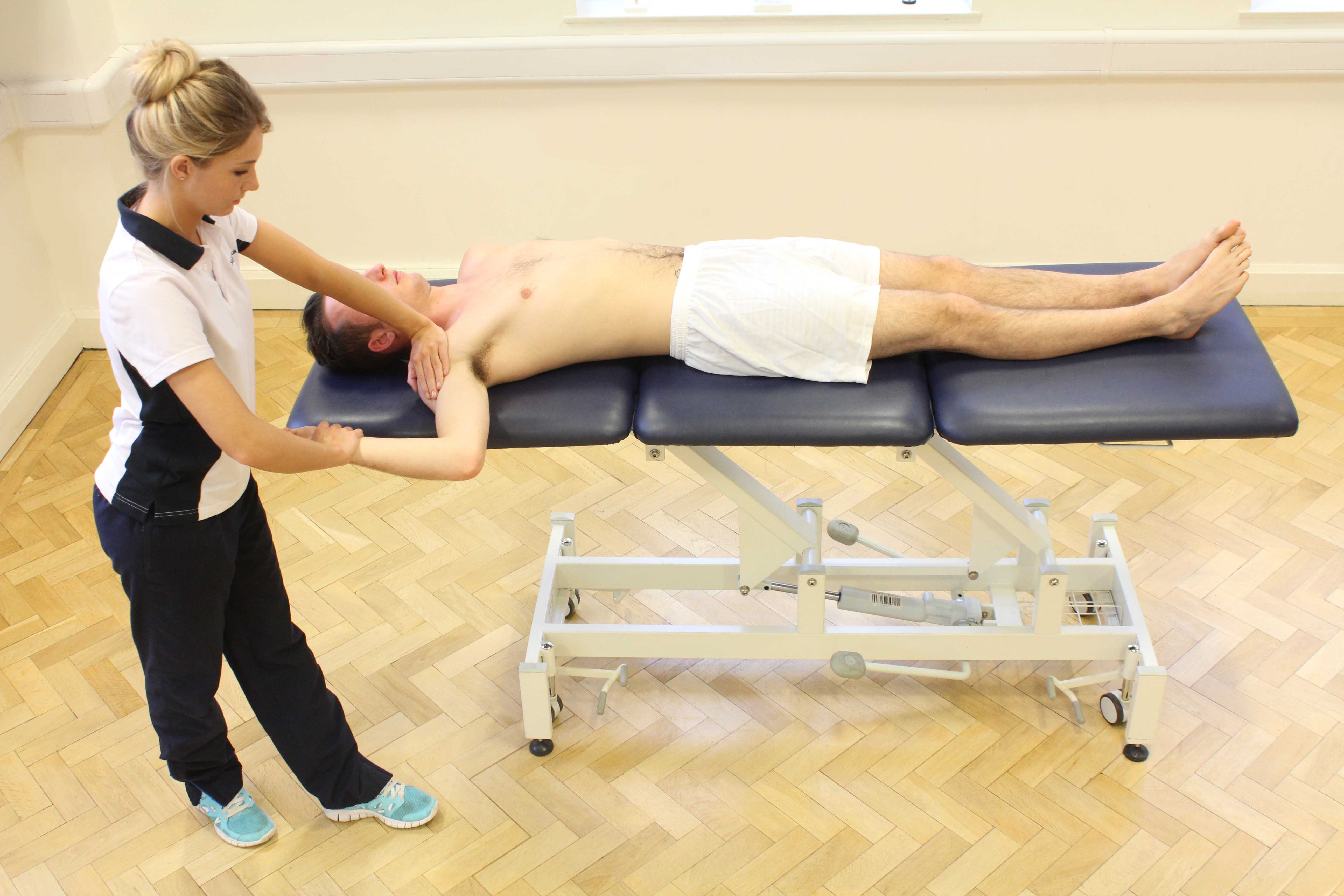 Glenohumeral joint mobilisation and stretches by experienced therapist Glenohumeral joint mobilisation and stretches by experienced therapist