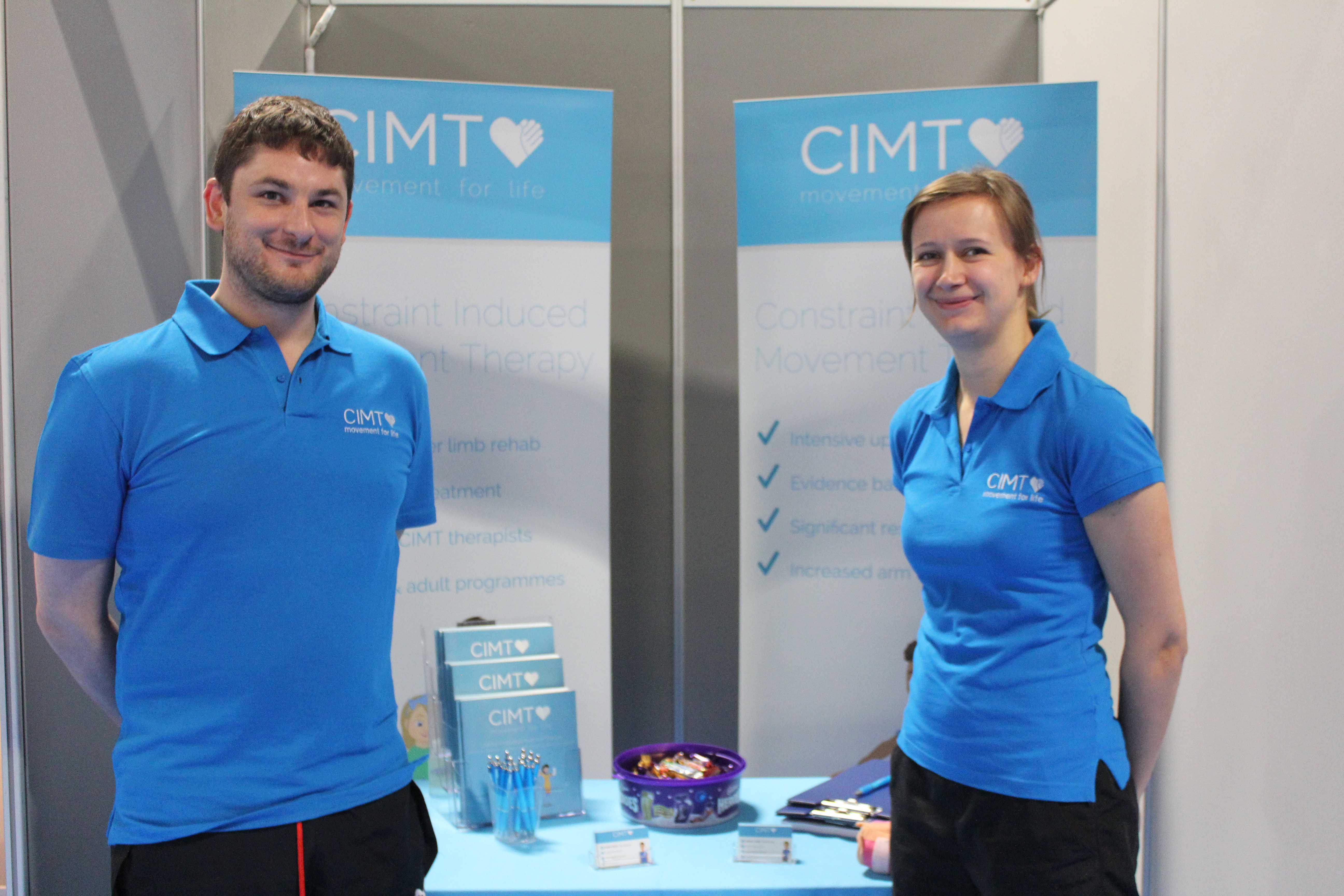 Our CIMT physiotherpaists at a local health exhbition.